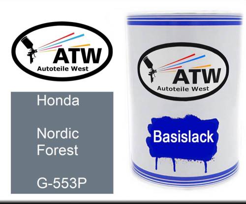 Honda, Nordic Forest, G-553P: 500ml Lackdose, von ATW Autoteile West.